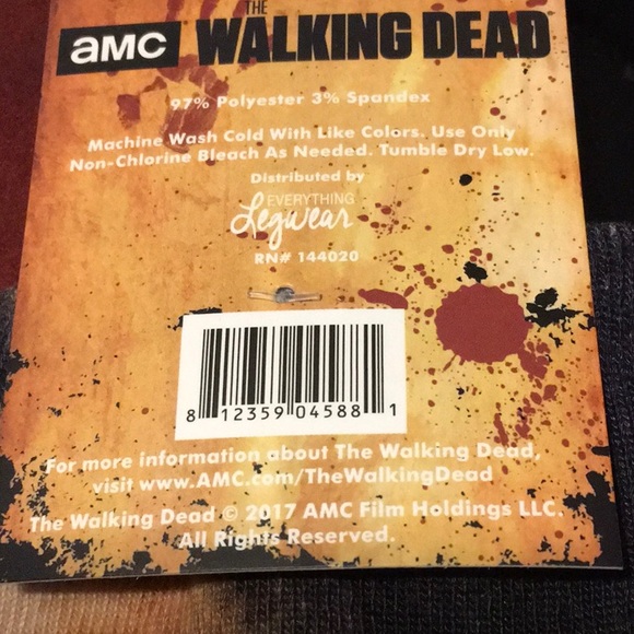 NWT Walkimg Dead Daryl Dixon Sublimated Socks 3 pairs available - Picture 3 of 3